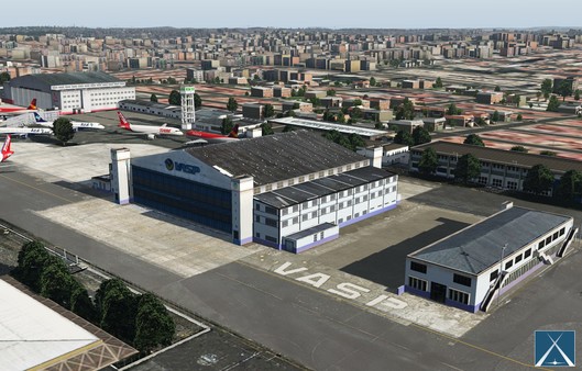 Screenshot z X-Plane 11 - Add-on: Globall Art - SBSP - Congonhas Airport