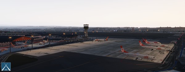 Screenshot z X-Plane 11 - Add-on: Globall Art - SBSP - Congonhas Airport