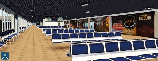 X-Plane 11 - Add-on: Globall Art - SBSP - Congonhas Airport
