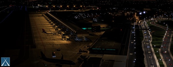 Screenshot z X-Plane 11 - Add-on: Globall Art - SBSP - Congonhas Airport