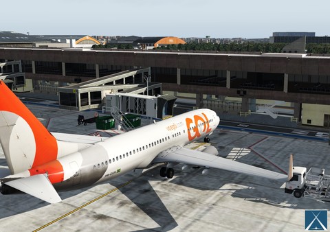 Screenshot z X-Plane 11 - Add-on: Globall Art - SBSP - Congonhas Airport
