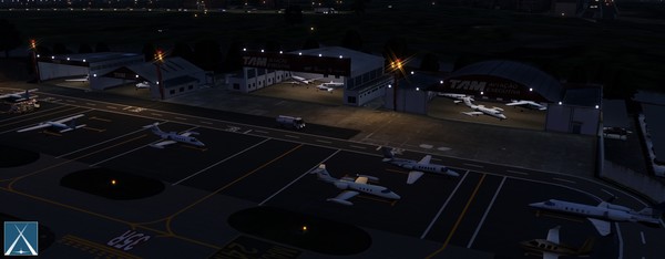 Screenshot z X-Plane 11 - Add-on: Globall Art - SBSP - Congonhas Airport