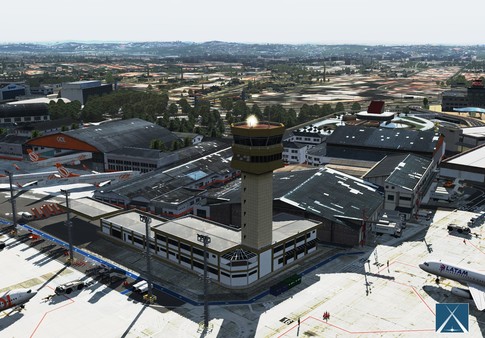 Screenshot z X-Plane 11 - Add-on: Globall Art - SBSP - Congonhas Airport