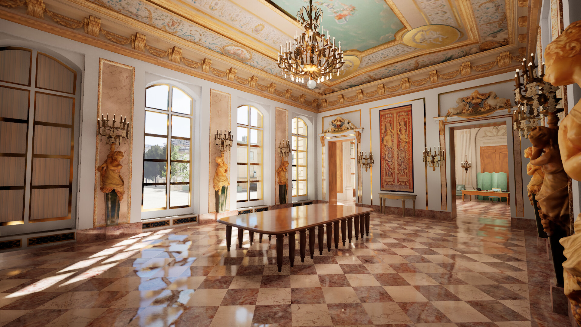 Visite virtuelle de l'Assemblée nationale screenshot #11