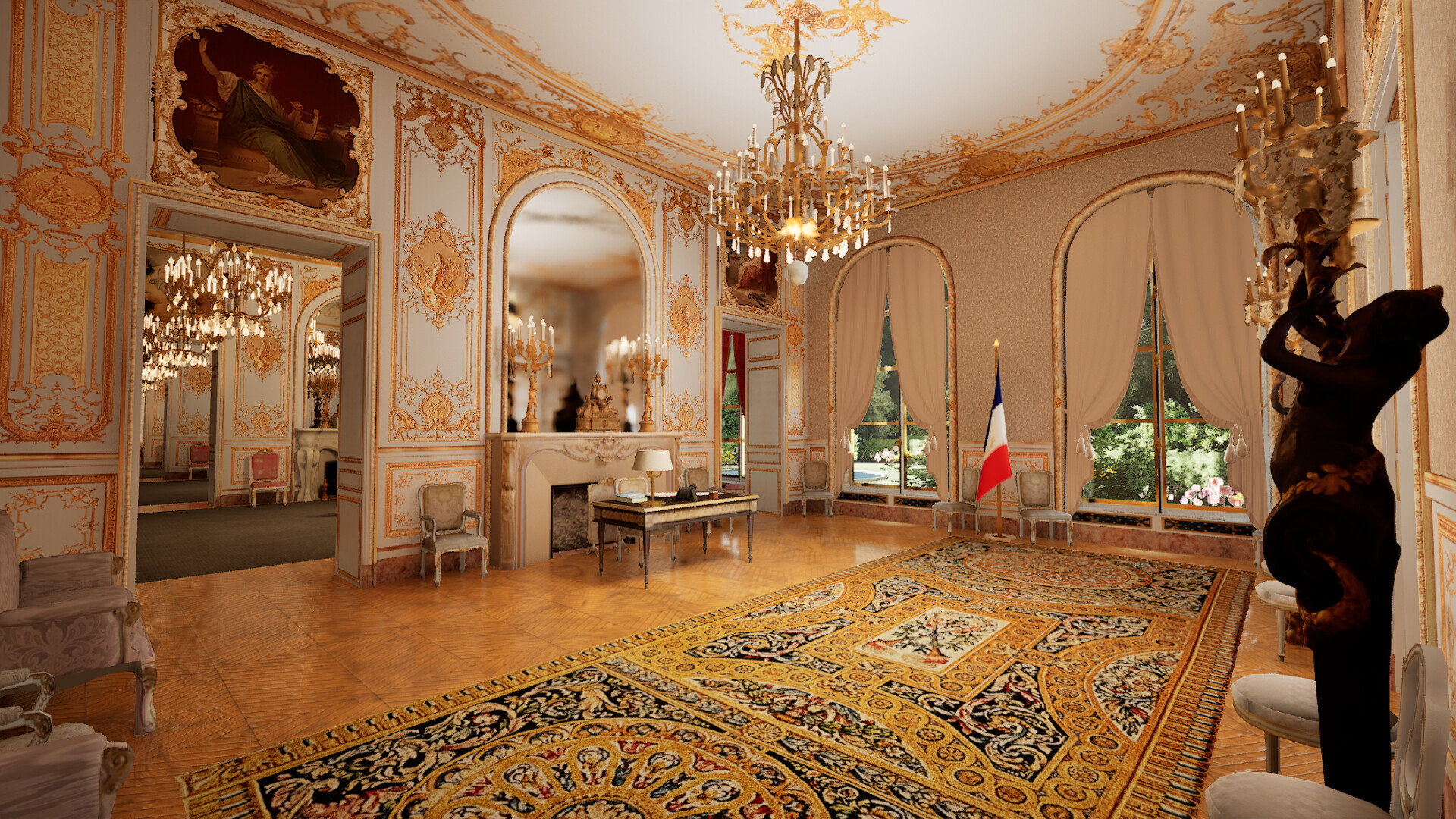 Visite virtuelle de l'Assemblée nationale screenshot #13