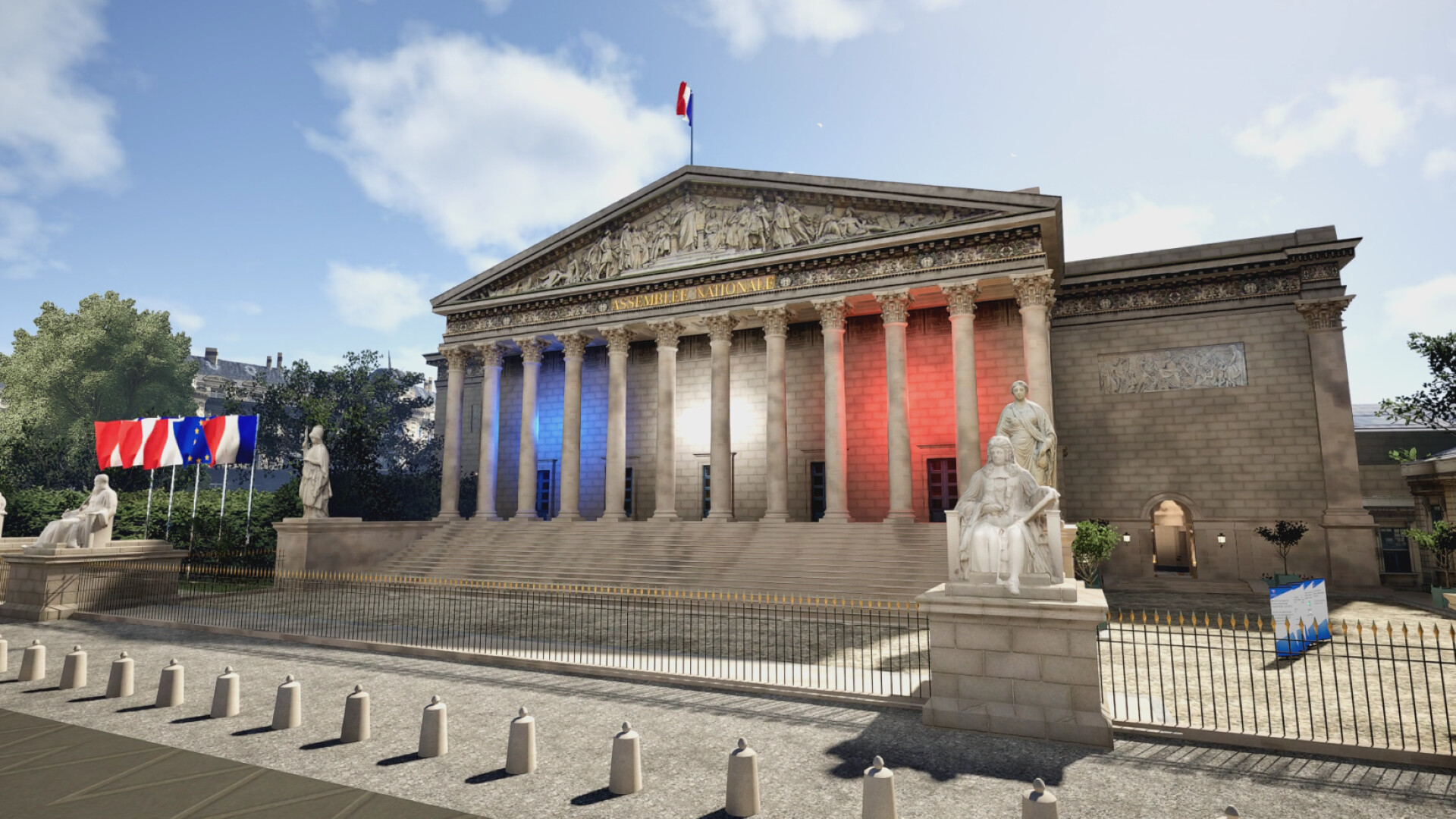 Visite virtuelle de l'Assemblée nationale screenshot #1