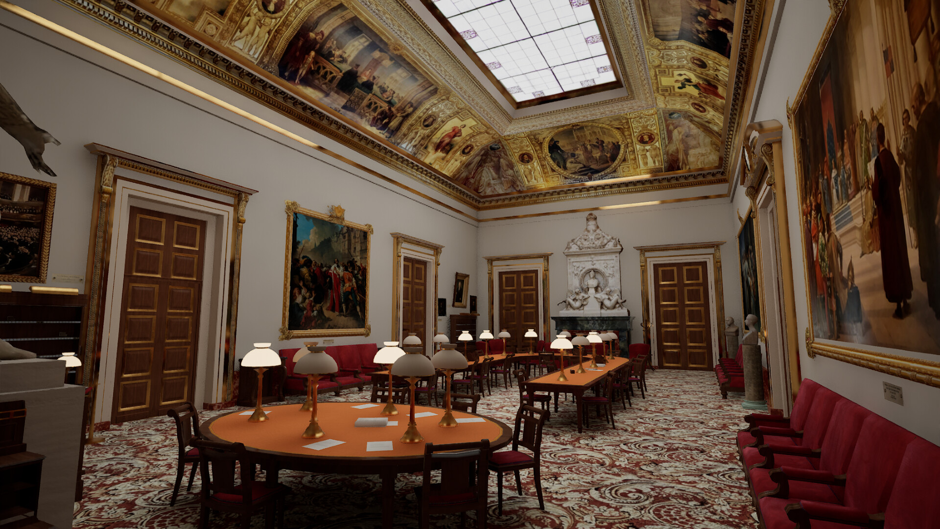 Visite virtuelle de l'Assemblée nationale screenshot #9