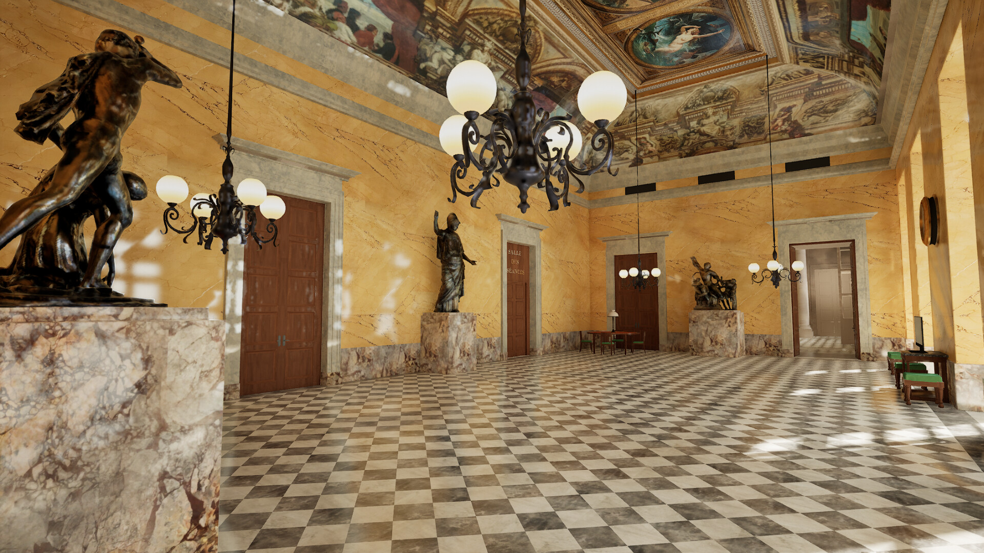 Visite virtuelle de l'Assemblée nationale screenshot #7