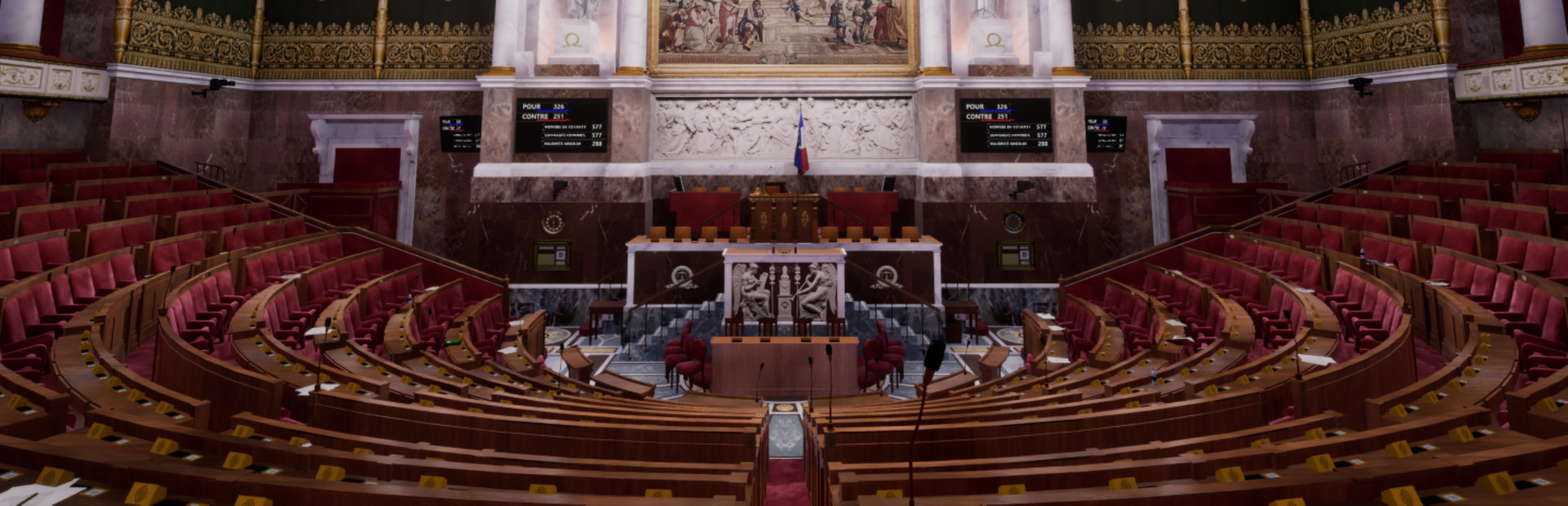 Visite virtuelle de l'Assemblée nationale