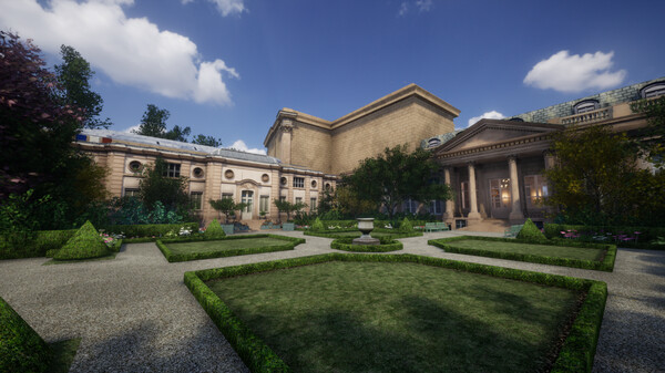 Screenshot z Visite virtuelle de l'Assemblée nationale