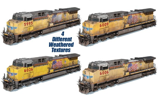 Trainz 2019 DLC - UP AC4400CW #5982-6081