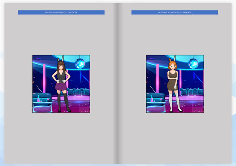 HotGirls Sliding Puzzle - ArtBook screenshot 1