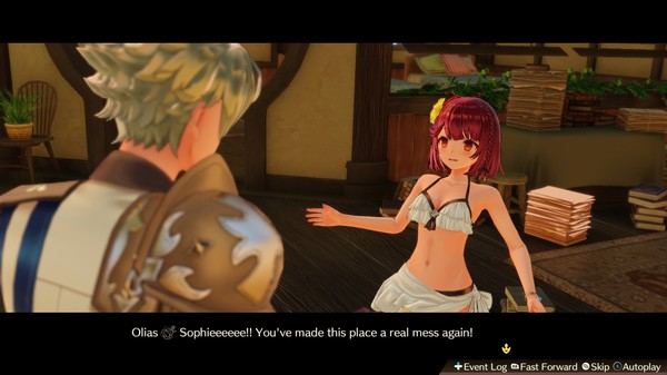 Atelier Sophie 2 - Sophie's Swimsuit "White Canvas"