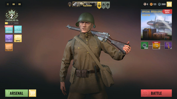 Ghosts of War: Battle Royale WW2 Shooting games