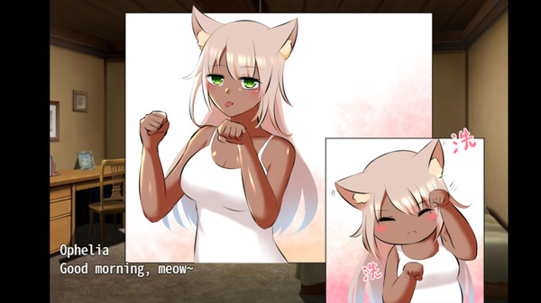 Screenshot z Days with Ophelia: The Girl From Wind City