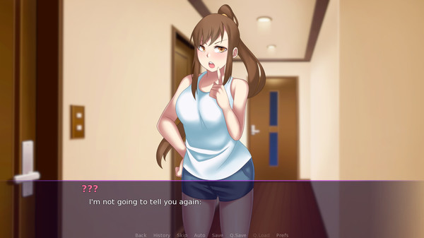 Screenshot of My Stepsis is a Futanari gameplay showing in-action mechanics
