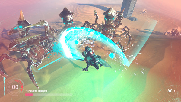 Neon Cyber Desert screenshot 1