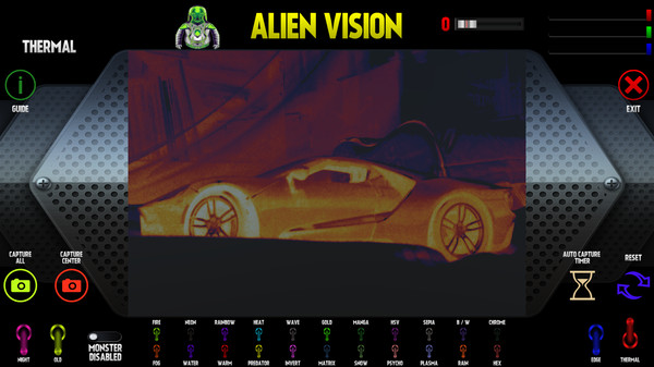 Screenshot z Alien Vision