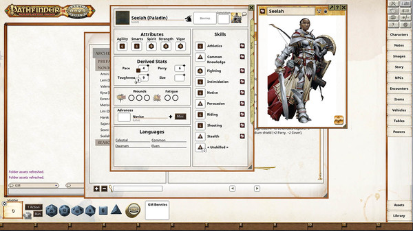 Fantasy Grounds - Pathfinder(R) for Savage Worlds Archetype Set 1