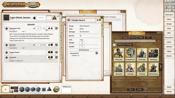 Fantasy Grounds - Pathfinder(R) for Savage Worlds Archetype Set 1