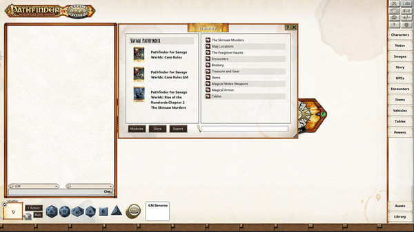 Fantasy Grounds - Pathfinder(R) for Savage Worlds: Rise of the Runelords! Book 2 - The Skinsaw Murders