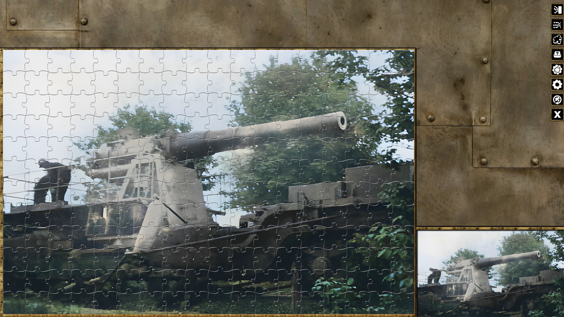 Pixel Puzzles WW2 Jigsaw - Pack: German Railway Guns Featured Screenshot #1