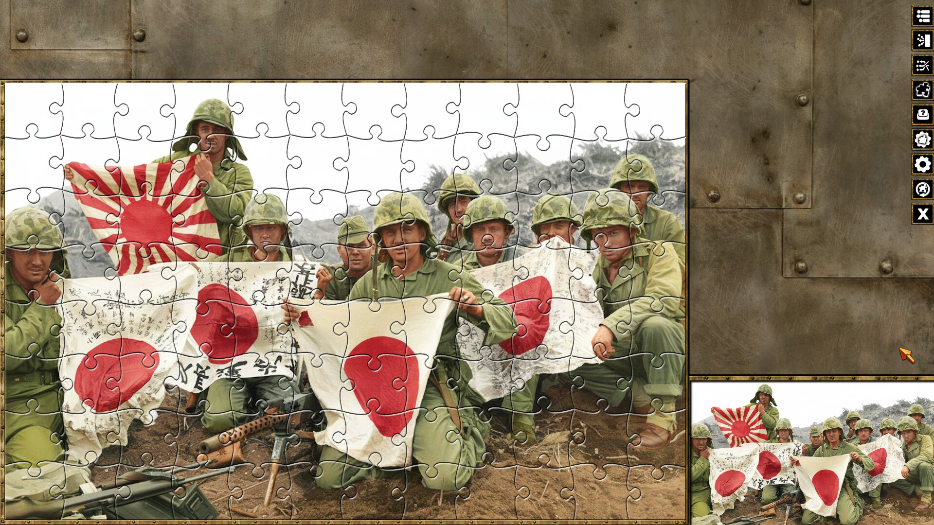 Pixel Puzzles WW2 Jigsaw - Pack: Battle of Iwo Jima Featured Screenshot #1