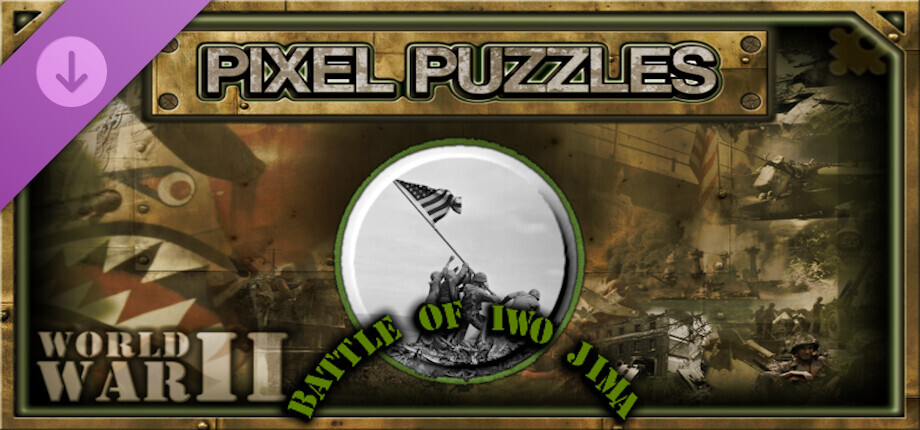 Pixel Puzzles WW2 Jigsaw - Pack: Battle of Iwo Jima cover art