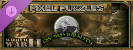 Pixel Puzzles WW2 Jigsaw - Pack: USS Massachusetts cover art