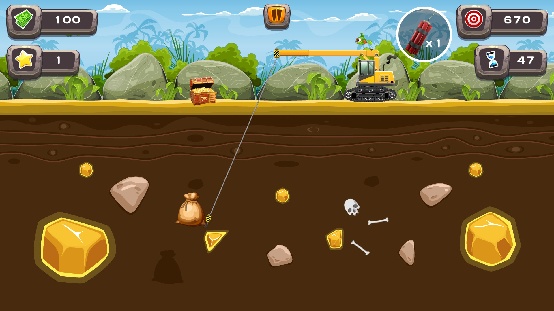 #1. Gold Miner (Steam) 由: anyccledev