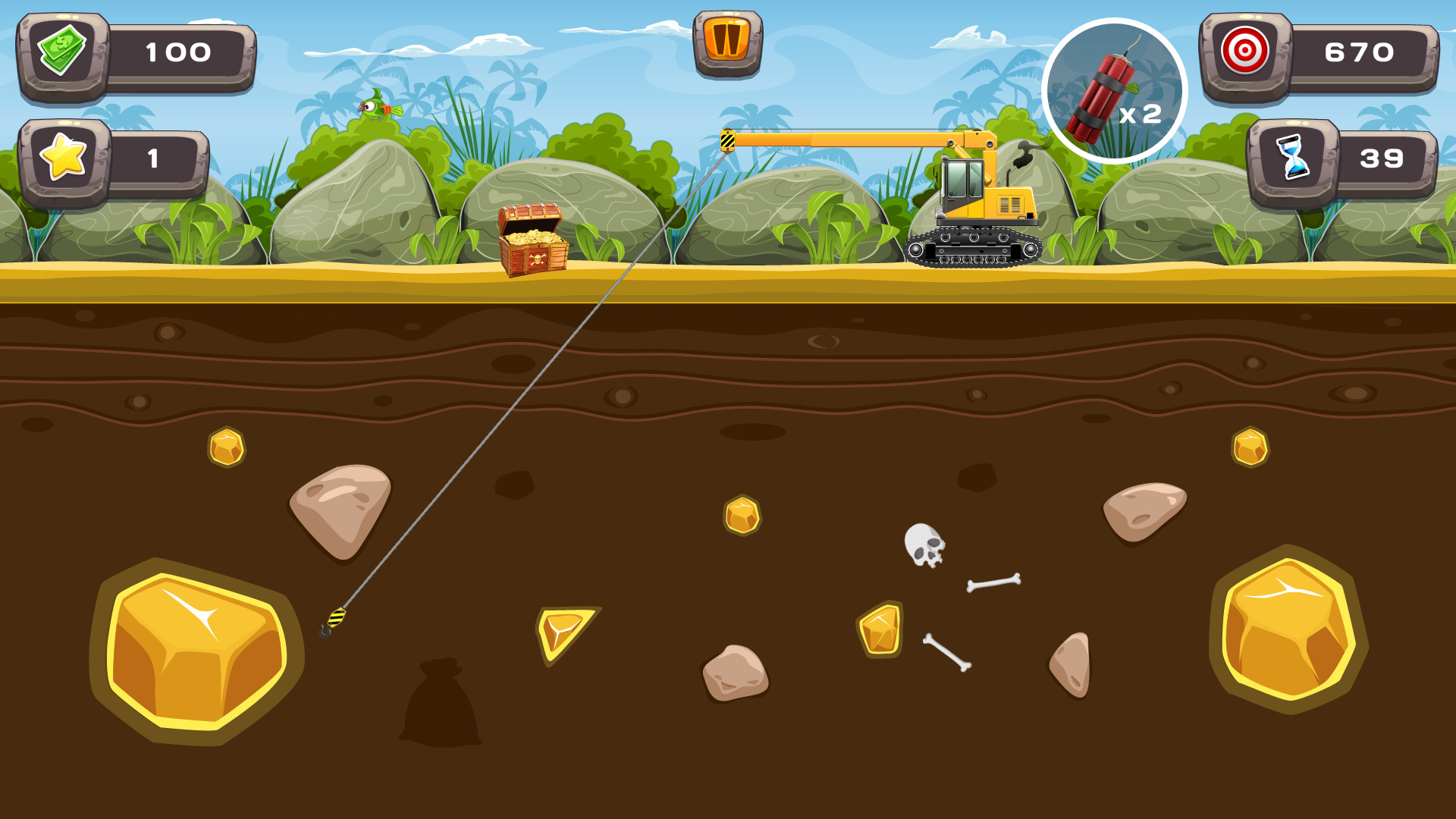 #2. Gold Miner (Steam) 由: anyccledev