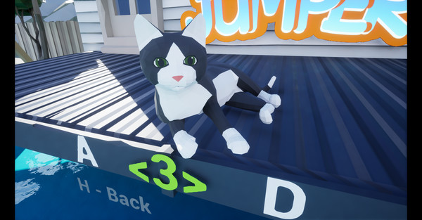 Screenshot z Cat Jumper