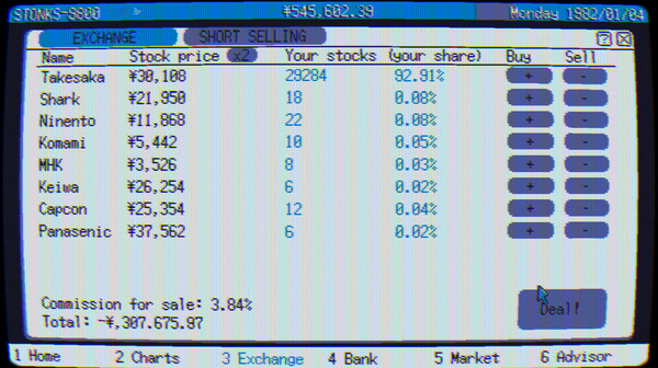 STONKS-9800: Stock Market Simulator Demo