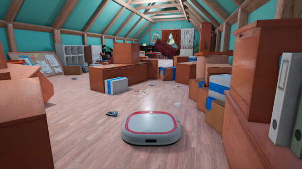 Screenshot z Robo Vacuum Simulator