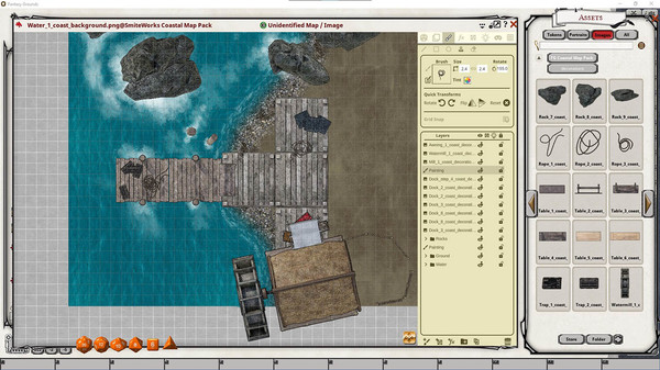 Fantasy Grounds - FG Coastal Map pack