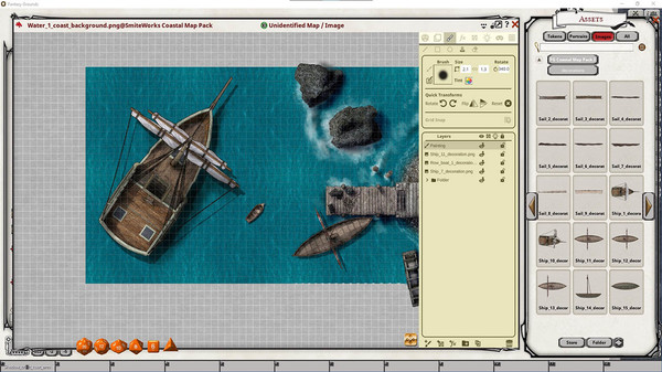 Fantasy Grounds - FG Coastal Map Pack 2
