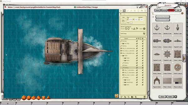 Fantasy Grounds - FG Coastal Map Pack 2
