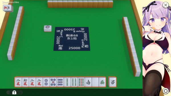 Screenshot z Midnight Mahjong