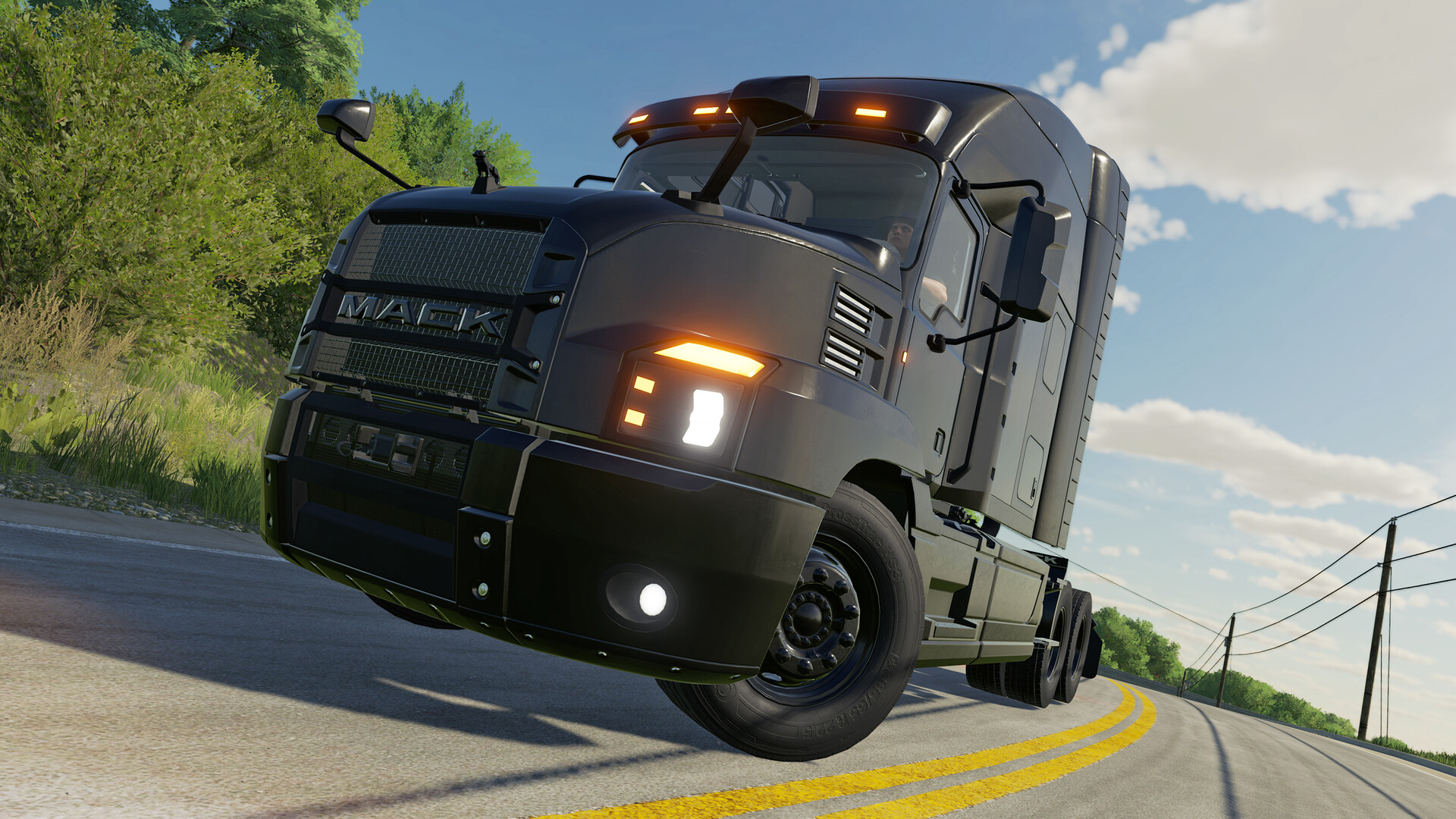 Скриншот Farming Simulator 22: Mack Trucks - Black Anthem — кадр 4