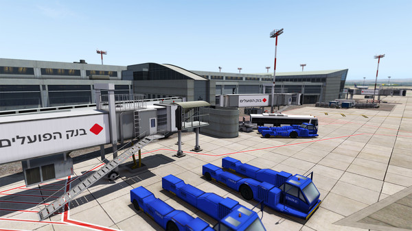 X-Plane 11 - Add-on: Aerosoft - Airport Ben Gurion — скриншот 10