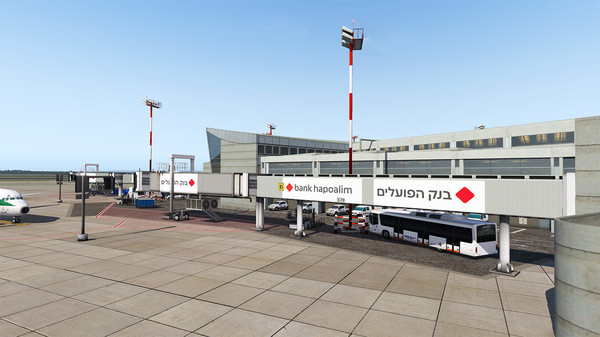 X-Plane 11 - Add-on: Aerosoft - Airport Ben Gurion — скриншот 12