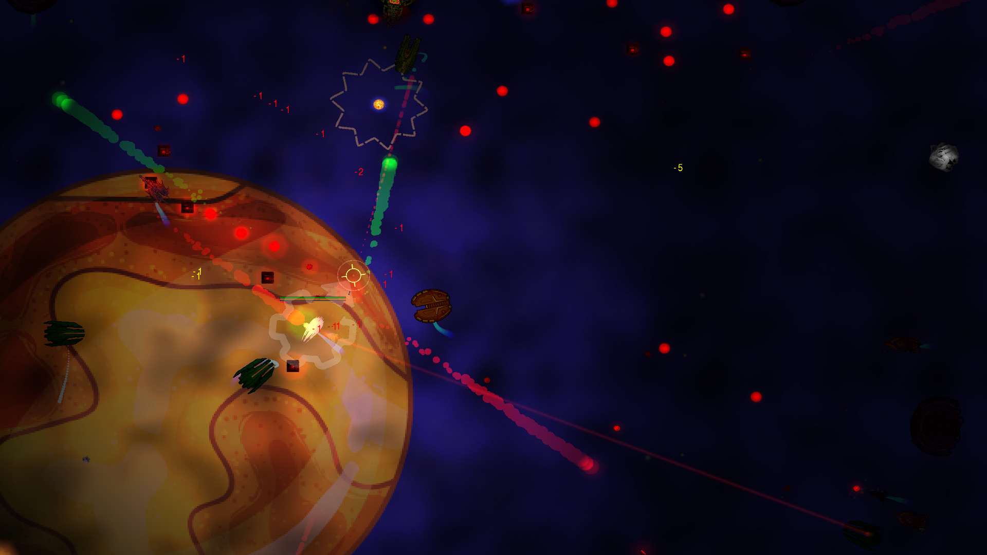 Bionic Shield: Battle for Space Nebula Omega screenshot #1