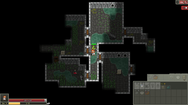 Screenshot z Shattered Pixel Dungeon