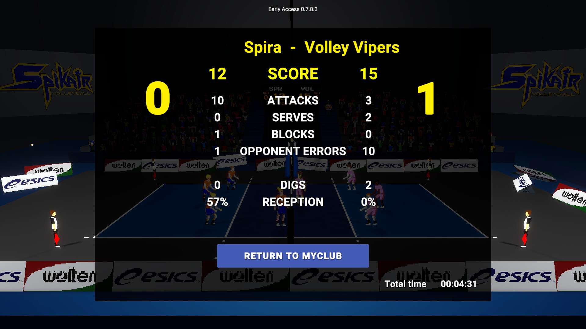 Spikair Volleyball screenshot #7