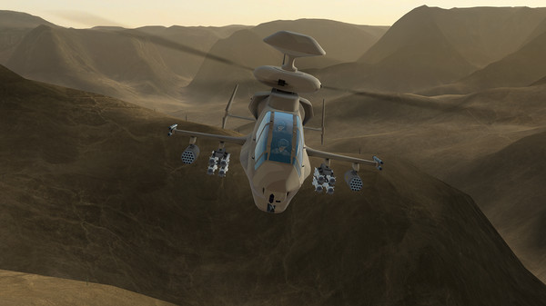 VTOL VR: AH-94 Attack Helicopter.