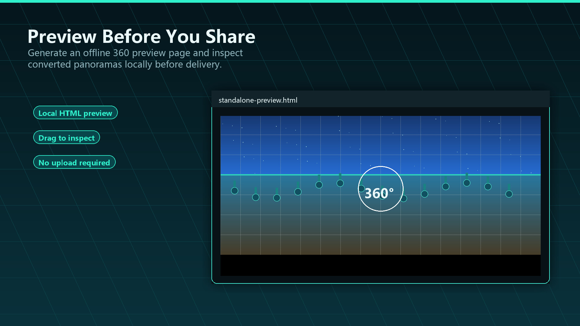 Batch Panorama Converter: 360 Image Tool screenshot 4