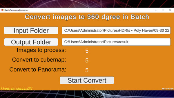 VR Image Batch Converter screenshot 5