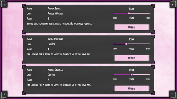 Screenshot z Lust Complex