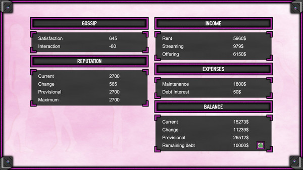 Screenshot z Lust Complex