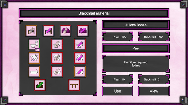 Screenshot z Lust Complex